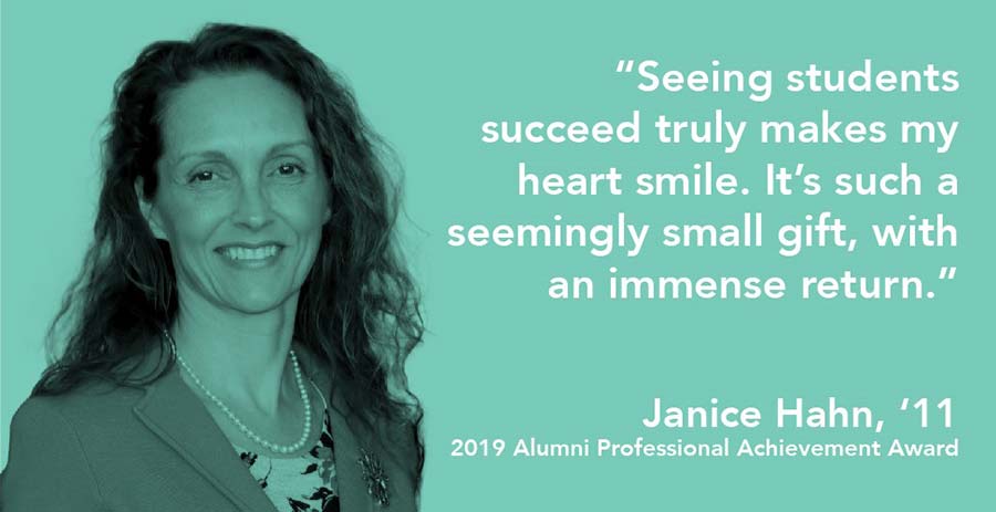 Janice Hahn recipient of the 2019 Alumni Professional Achievement Award