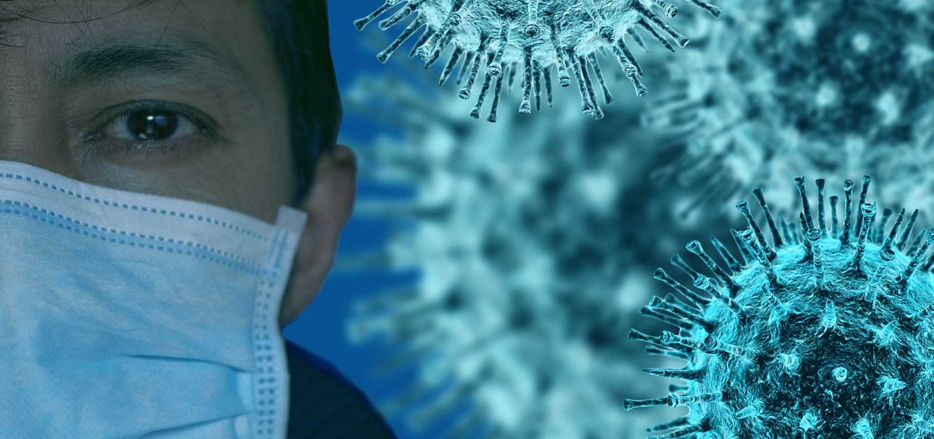 a masked person ponders becoming a registered nurse due to the pandemic