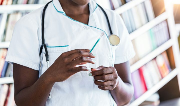 A college student debating a health science vs a nursing degree