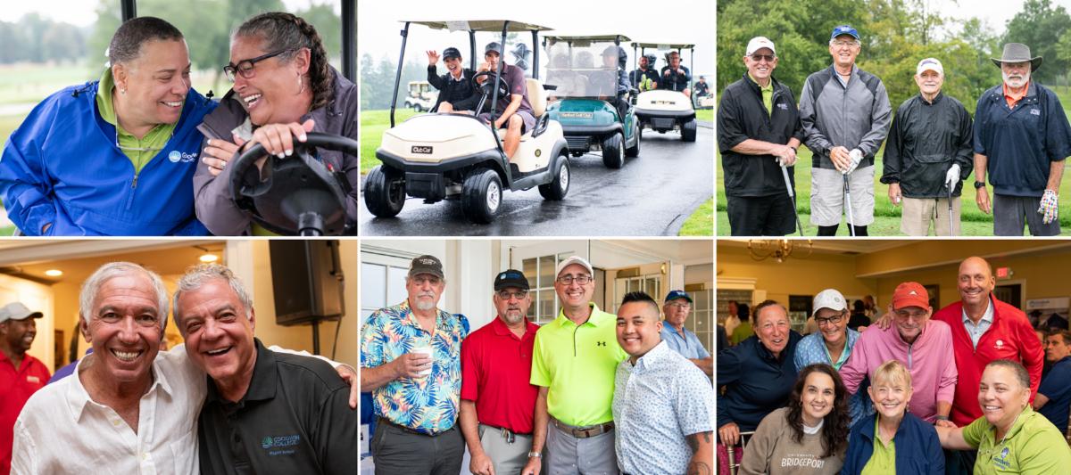 golf tournament collage