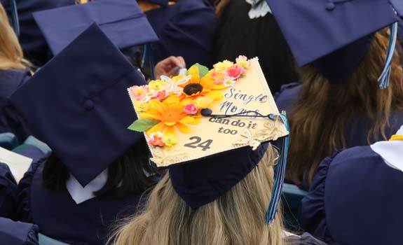 decorated mortarboard