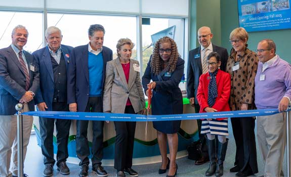 SIM Lab ribbon cutting