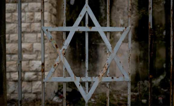 Star of David on a fence
