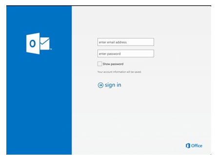 office 365 enter username and password